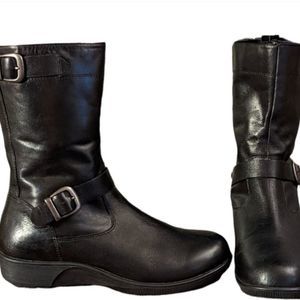 Gravity Defyer Leather Back Zipper Buckle Riding Boots